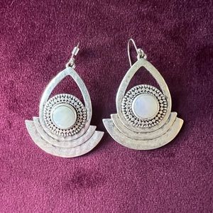Lucky Brand Pearl Statement Earrings